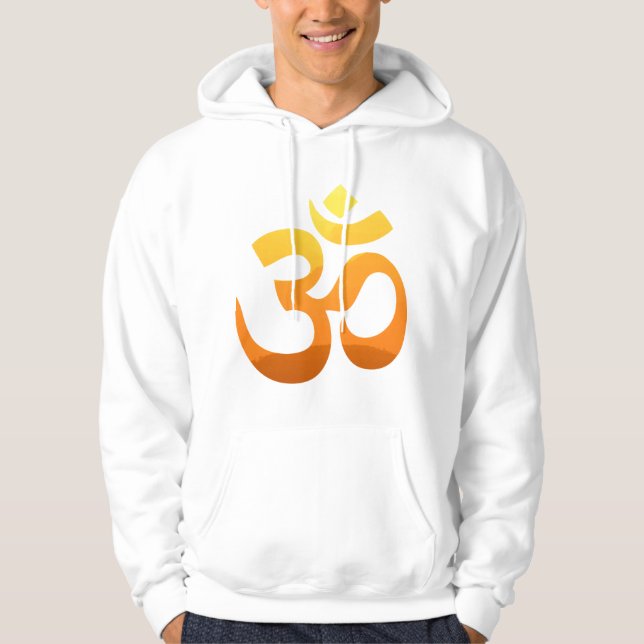 Sudadera Om Om Mantra Sun Hoodie Meditación Yoga (Anverso)
