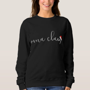 Sudadera Oma Claus Abuelas Mujeres Para Navidades Santa Pla