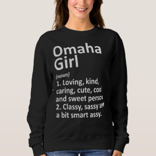 Sudadera Omaha Chica Ne Nebraska Funny City Home Roots