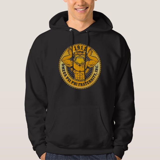 Sudadera Omega Psi Phi Omegawood 1911 (Anverso)