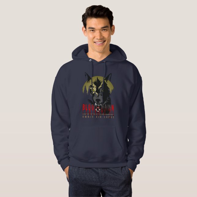 Sudadera Omnis vir Lupus | Men Hoodie (Anverso completo)
