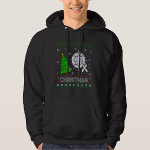 Sudadera Oncología Enfermera de Navidad Árbol iluminando Na