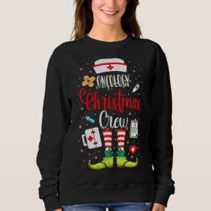 Sudadera Oncología Navidades Crew Oncología Enfermera Oncól