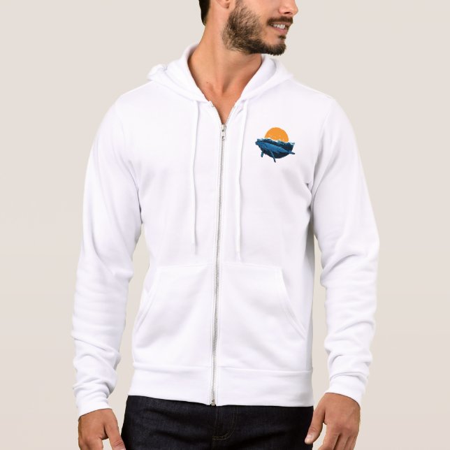 Sudadera Onda de ballena (Anverso)