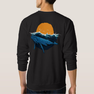 Sudadera Onda de ballena