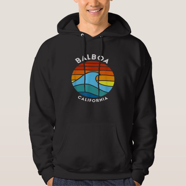 Sudadera Onda retro de Balboa California (Anverso)