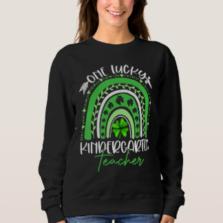 Sudadera One Lucky Kindergarten Teacher St Patricks Day Fun