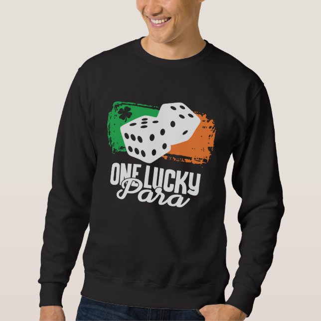 Sudadera One Lucky Para Dice Game  Family Group Matching (Anverso)