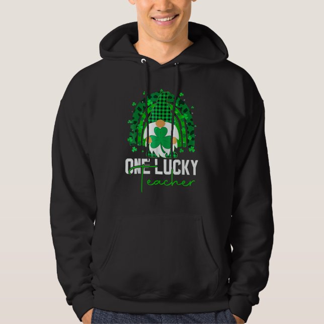 Sudadera One Lucky Shamrock Teacher St Patricku2019s Day 1 (Anverso)