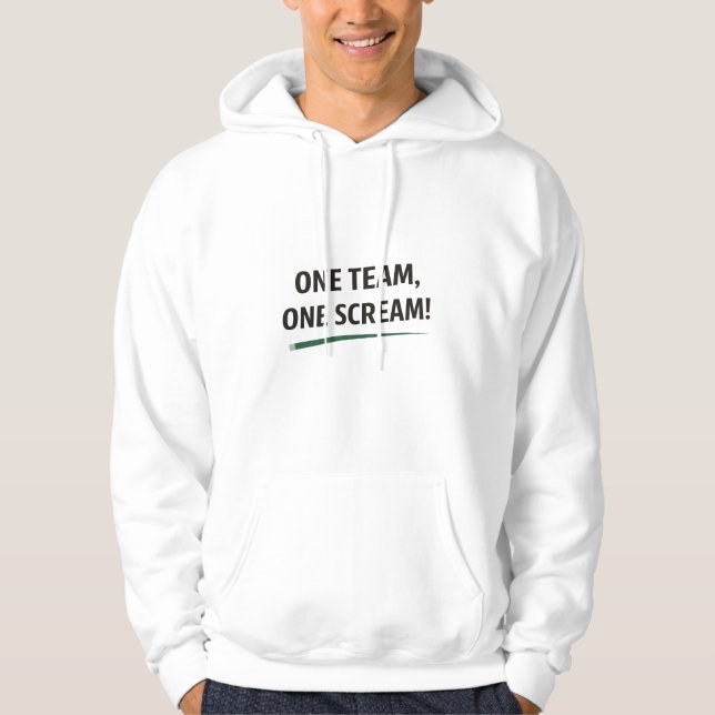 Sudadera One Team One Scream Shared Victory Soccer (Anverso)