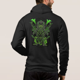 Sudadera Oni Art Samurai Skull Japonés