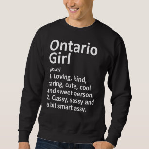 Sudadera Ontario Chica Oh Ohio Funny City Home Roots