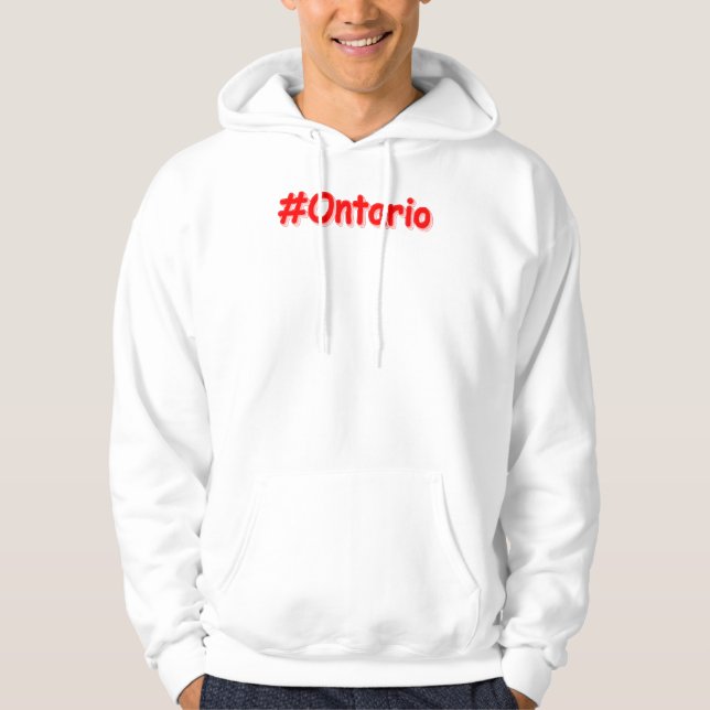 Sudadera "Ontario" Diseño Cutáneo. ¡Hazte con una en Zazzle (Anverso)