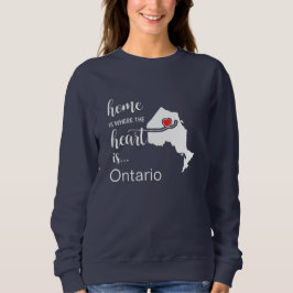 Sudadera Ontario Home es donde está el corazón