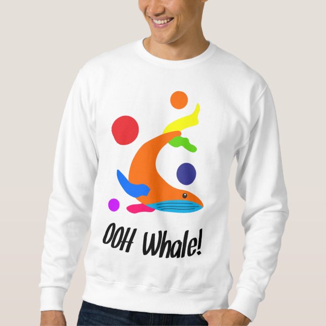 Sudadera ooh whale (Anverso)