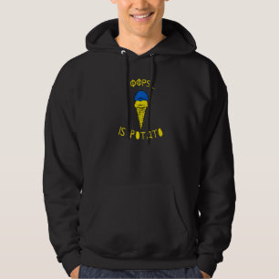 Sudadera Oops Es Chiste De Papa Azul Y Helado Amarillo De C