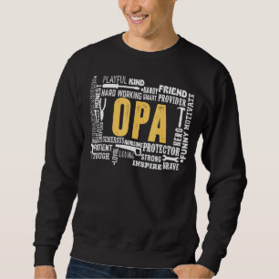 Sudadera Opa Life For Opa Grandpa Husband Mens