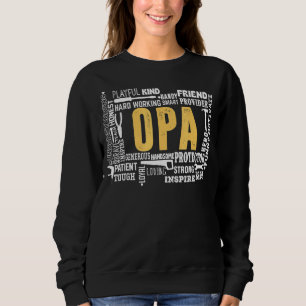 Sudadera Opa Life For Opa Grandpa Husband Mens