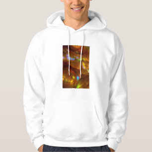 Sudadera Opal de fuego naranja iridiscente