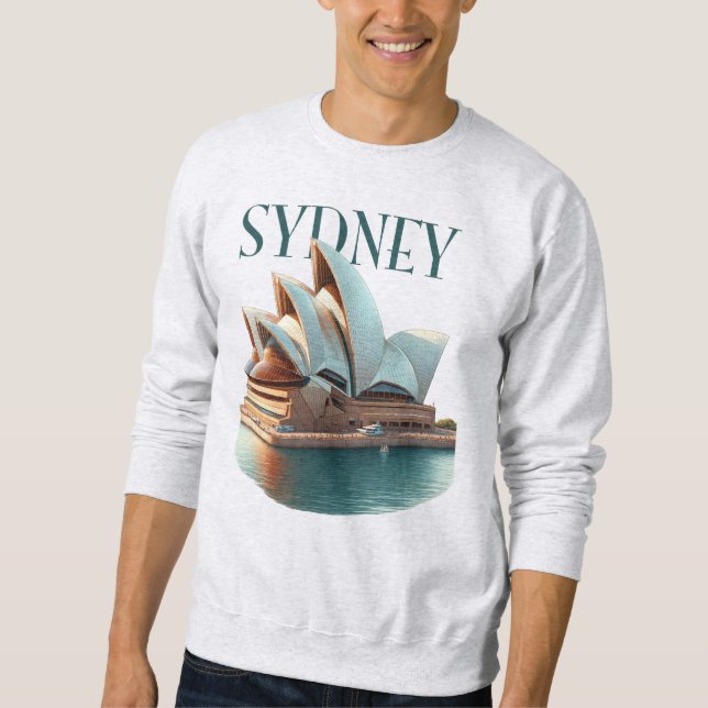 Sudadera Ópera de Sídney Australia (Anverso)