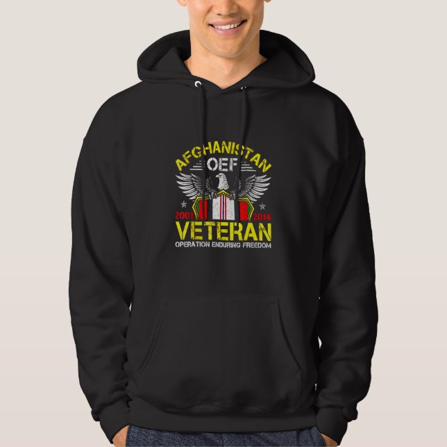 Sudadera Operación de Oef Veteran Tee Afghanistan (Anverso)