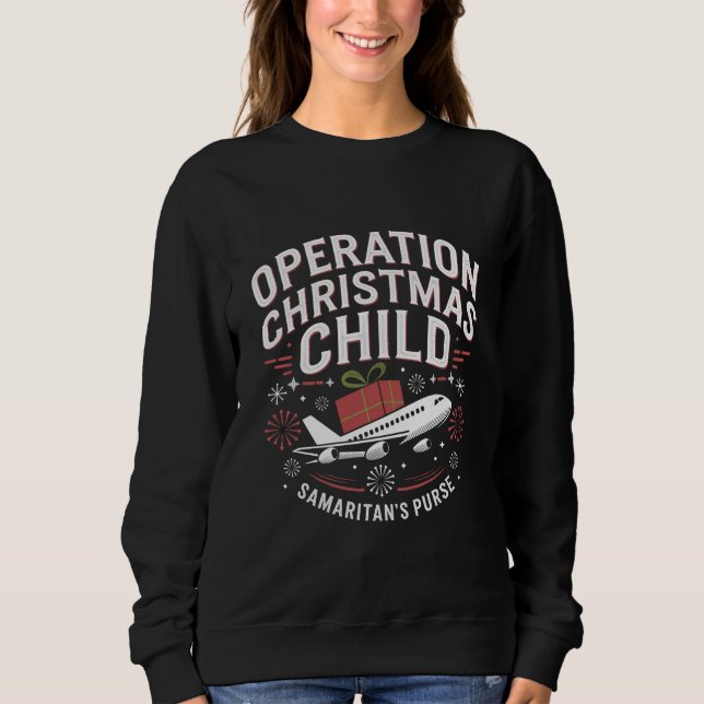 Sudadera Operación Navidades Familia divertida infantil (Anverso)