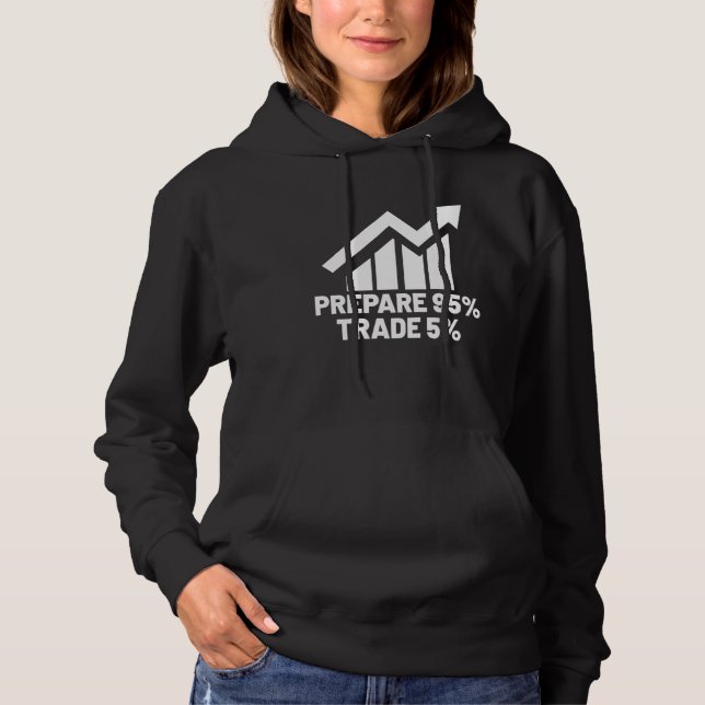 Sudadera operador de bolsa trader de Forex inversor trading (Anverso)