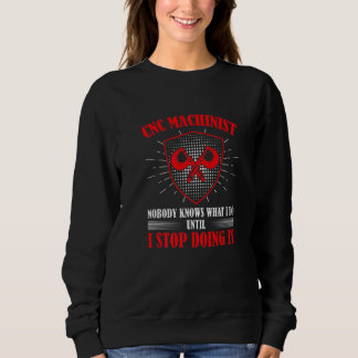 Sudadera Operador de CNC Mecánico Tornero CNC