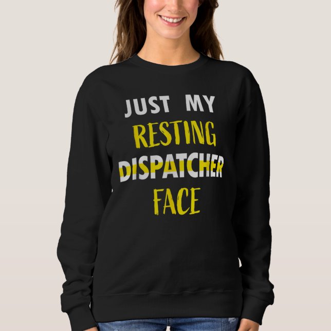 Sudadera Operador de despacho 911 Línea Amarilla Delgada Am (Anverso)