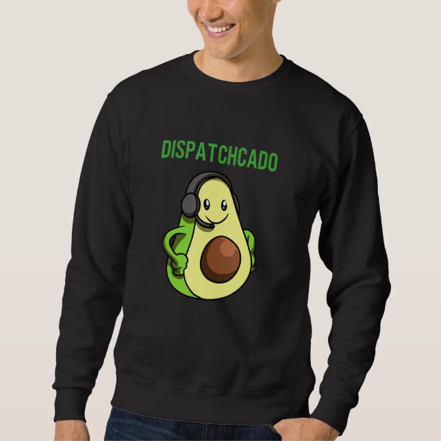 Sudadera Operador de Dispatchcado 911 Línea Amarilla Dorada (Anverso)