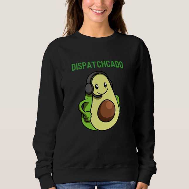 Sudadera Operador de Dispatchcado 911 Línea Amarilla Dorada (Anverso)