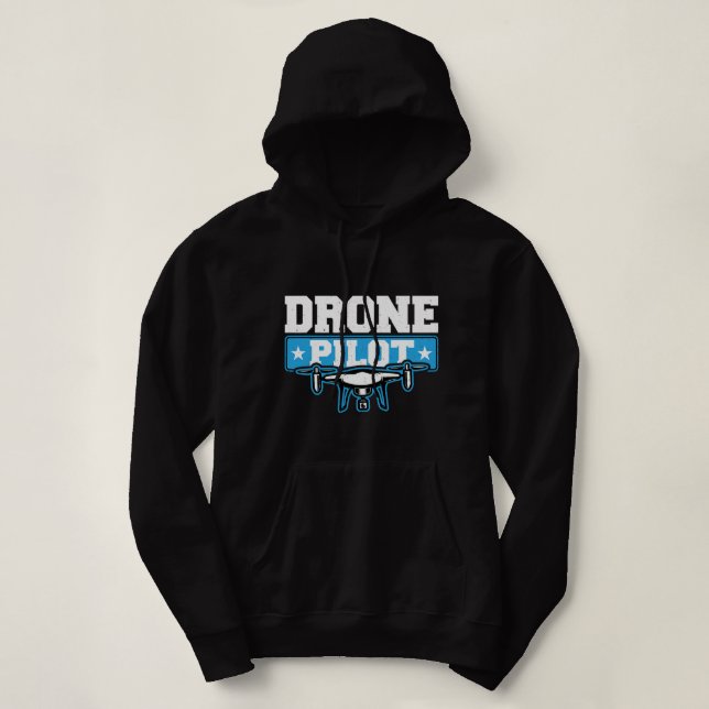 Sudadera Operador de drones Funny Quadcopter Drone Pilot (Diseño del anverso)