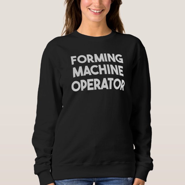 Sudadera Operador de máquina formadora   (Anverso)