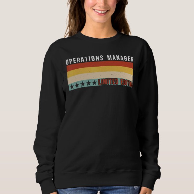 Sudadera Operations Manager Job Title Profession Worker App (Anverso)