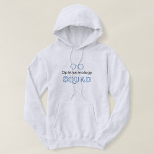 Sudadera Ophthalmology Squad cita graciosa con un ojo