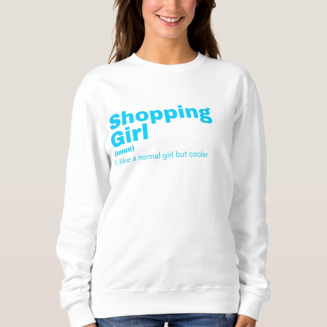 Sudadera opping Girl - Shopping (Anverso)