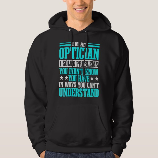 Sudadera Opticistas Optometristas Médica Oftalmólogo (Anverso)