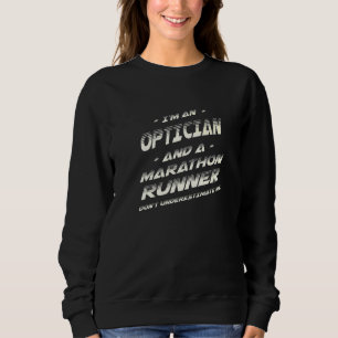 Sudadera Optometría ingeniosa afición deportiva optométrica