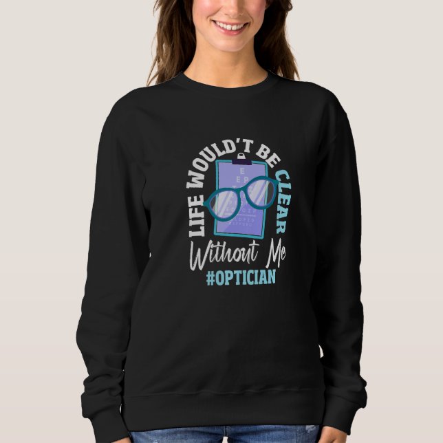 Sudadera Optometría oftálmica Óptica Opto (Anverso)