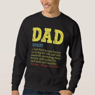 Sudadera Oración de definición de padre cristiano Guerrero 