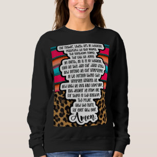 Sudadera Oración de los Lores Oración Amén Mujer Cristiana
