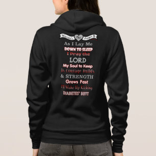Sudadera Oración del guerrero... Diabetes