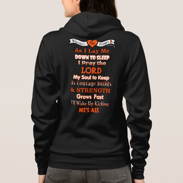 Sudadera Oración del guerrero... MS (Reverso)
