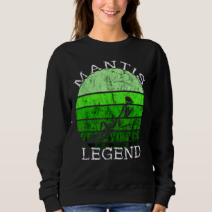 Sudadera Oración Mantis Legend Retro Vintage Green Insect