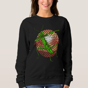 Sudadera Oración Mantis Retro Moderno Error de Insectos Ver