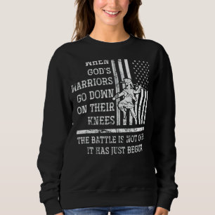 Sudadera Oración Patriótica Cristo Bandera Estadounidense T