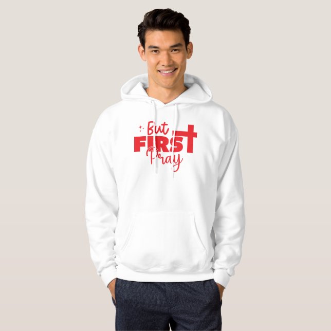 Sudadera Oración Primera Fe Cristiana (Anverso completo)