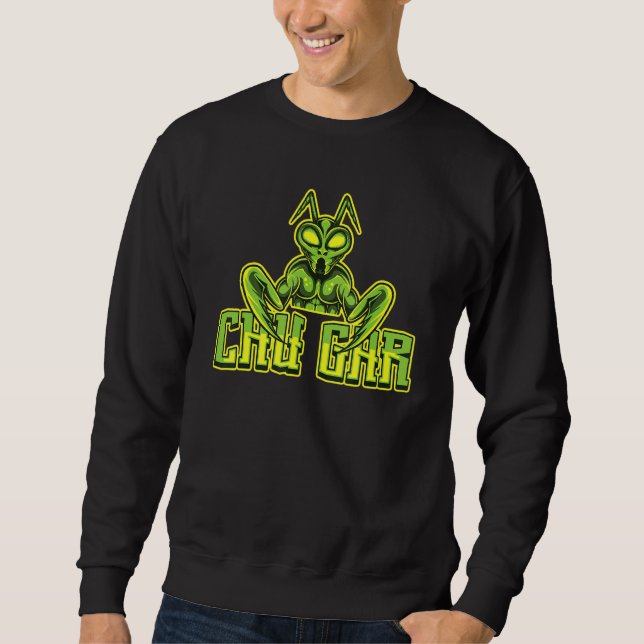 Sudadera Orando a Mantis Kung Fu luchando contra Chu Gar So (Anverso)