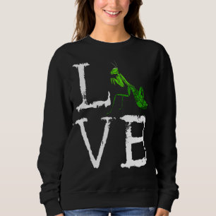 Sudadera Orando Mantis Sombrío Amor Mantis Bug Green Insect