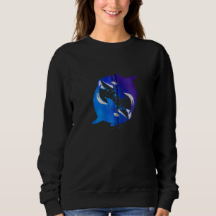 Sudadera Orca Asesina Whale Yin Símbolo de playa Hombres
